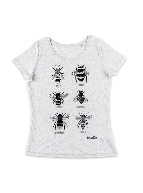 Bee tee womens organic – T-shirt Boodle