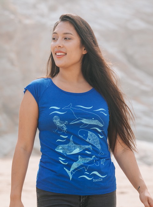 Under the sea womens bamboo T-shirt – Boodle