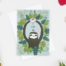 I sloth you card featurng a sloth holding up an enevelope with a heart on. with the text 'I SLoth You'