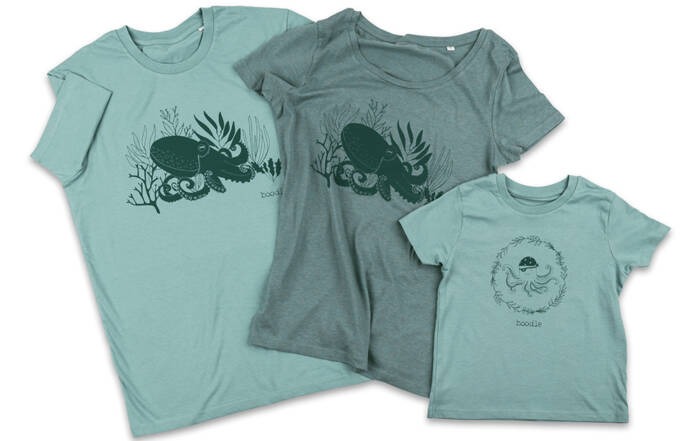 octopus T-shirts for all the family