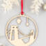 Clifton suspension bridge wooden xmas decoration